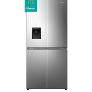Hisense PureFlat Slim RQ5P470SMIE Total No Frost American Fridge Freezer with My Fresh Choice zone - Stainless Steel